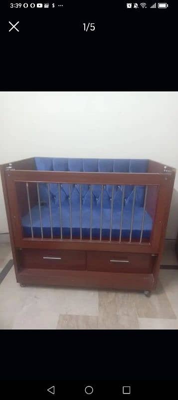 Baby Cot Wooden 4