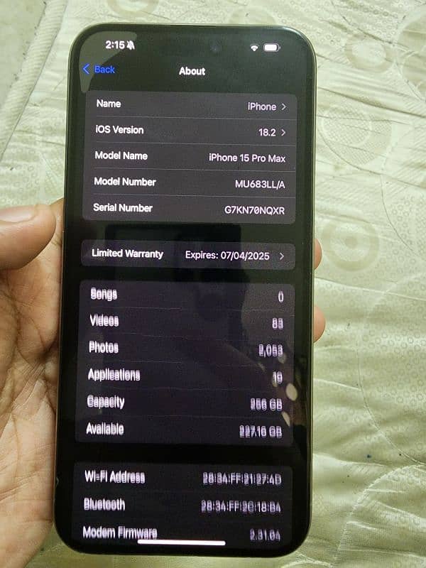 iphone 15 Pro Max 256Gb jv 1