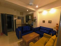 E-11 1bed Flat fully furnished available for rent near kFC isb