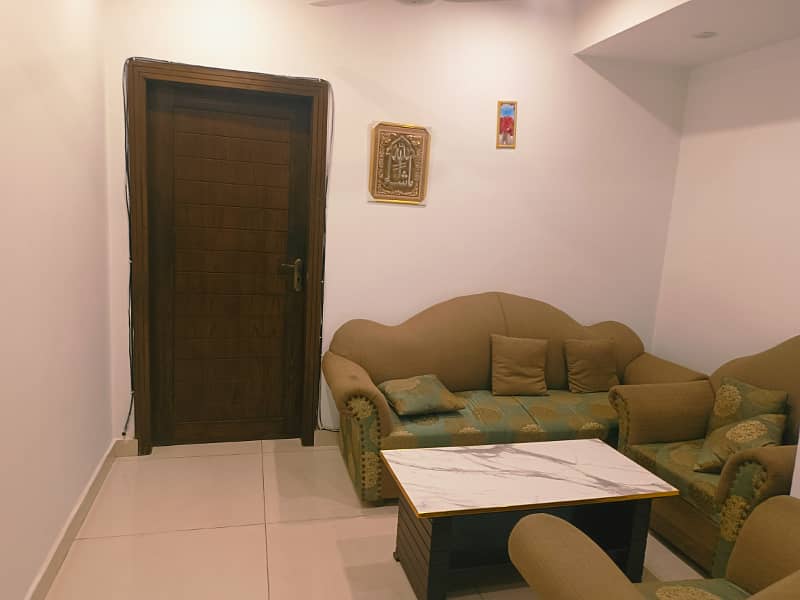 E-11 1Bed Spacious Full furnished Apartment available For rent in Karsaz Tower near kFC isb 7