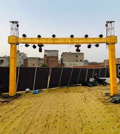 dj sound truss lights available Rent Multan Pakistan