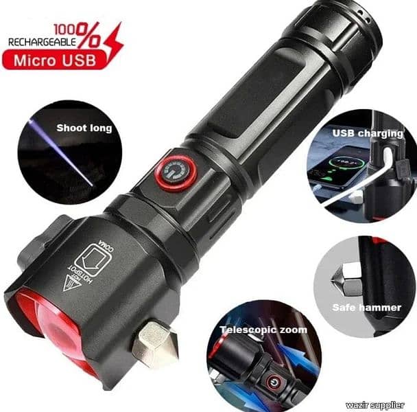 Rechargeable Torch LED Light 6