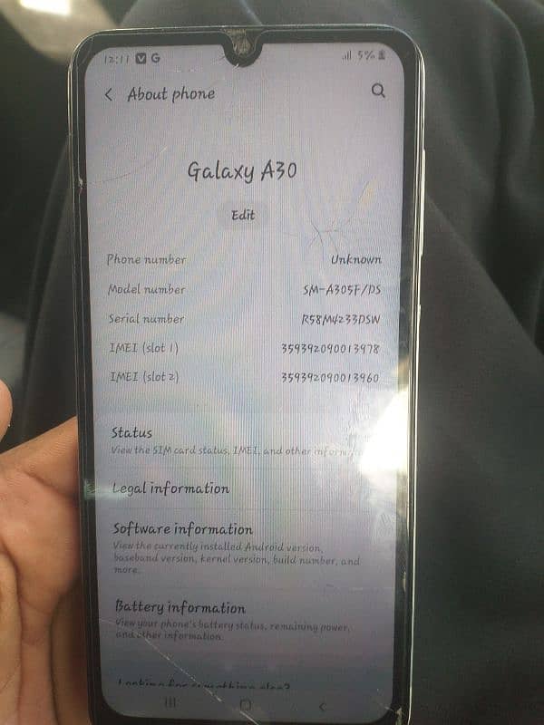 Samsung A30 pta block hy 1