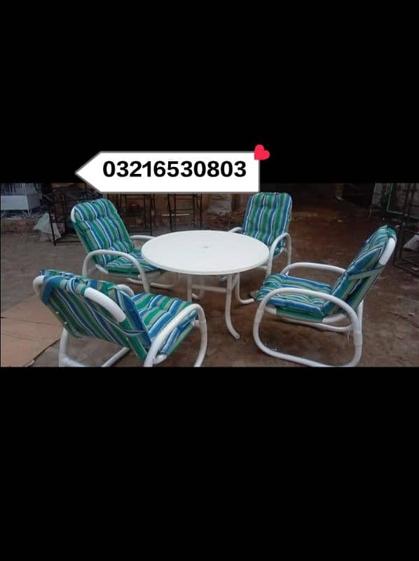 outdoor garden Rattan chairs upvc chair Restaurant chairs 8