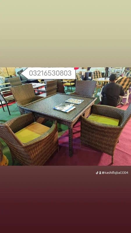 outdoor garden Rattan chairs upvc chair Restaurant chairs 15