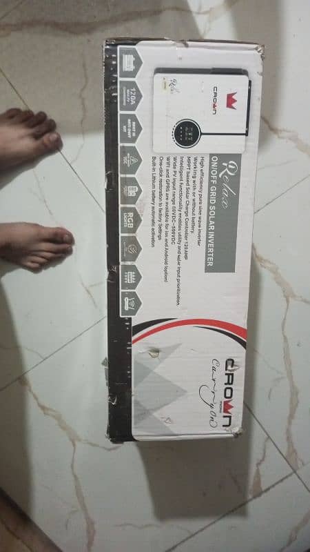 crown revelo 6.2kv solar inverter totally new condition 1