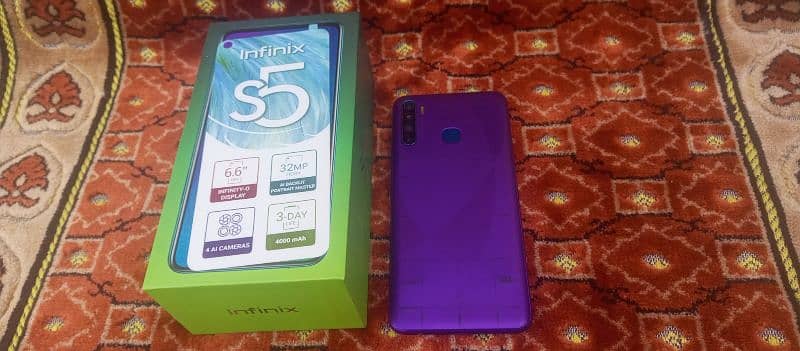 Infinix S5, 6/128 RAM/ROM,CPU 2.0Ghz*8, Best Condition,4000mAh Battery 9