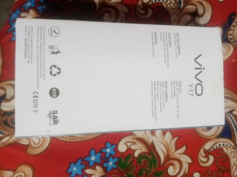 Vivo y17 8/256(0321 3900304) 4