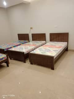 single bed/wooden/Single Bed Solid Wood