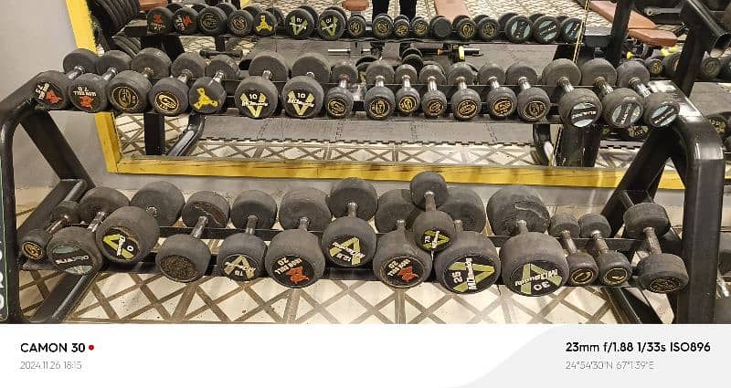 Rubber Cotted Dumbbells 3