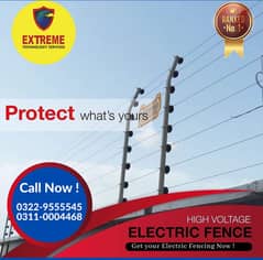 Electric Fence CCTV camera | Gate automation | Smart control system