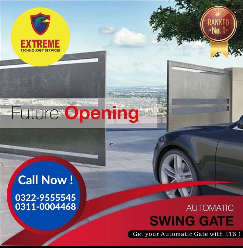 Electric Fence CCTV camera | Gate automation | Smart control system 4