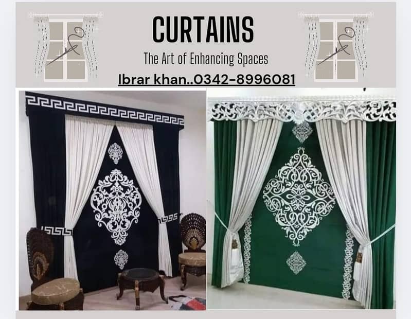 roman curtain / motive luxury curtain / Curtains/ Curtains Design 1