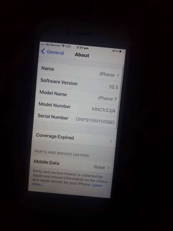 i Phone 7 256 GB bypass 5