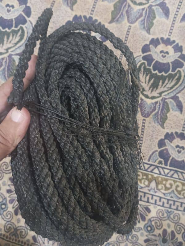 strong nylon rope black colour 0