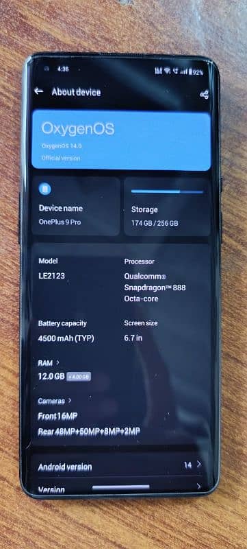 Oneplus 9 pro 12.256 okay phone dable SIM 1