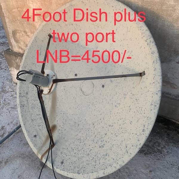 Dish 6f4f plus LNB receiver 1