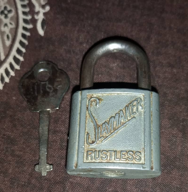 VINTAGE SLAYMAKER RESTLESS LOCK MADE IN USA 1950s 0