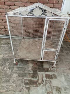 iron and fiber glass cage for birds or animals