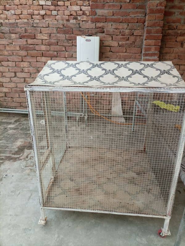 iron and fiber glass cage for birds or animals 3