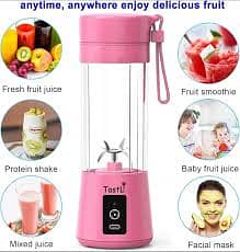 USB Rechargeable Juicer Blender 4 Blades Electric Blender 0