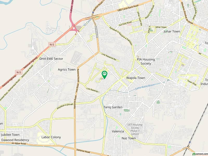 20 MARLA RESIDENTIAL PLOT FOR SALE IN WAPDA TOWN LAHORE PHASE 2, P1 BLOck 0