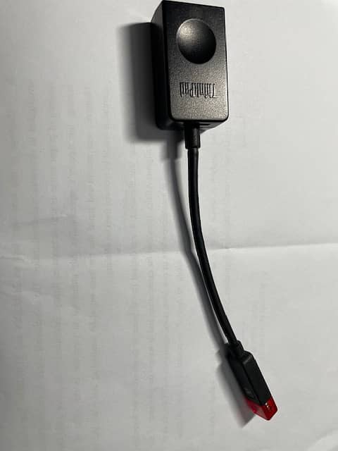 Original Lenovo Thinkpad Ethernet Cable Adapter 1