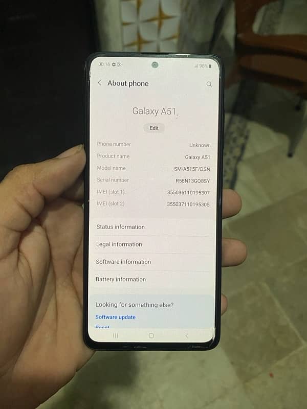 Samsung Galaxy A51 6/128 pta approved in kamoke 5