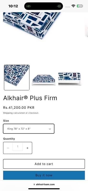 Al khair 8 inch mattress orthopaedic 0