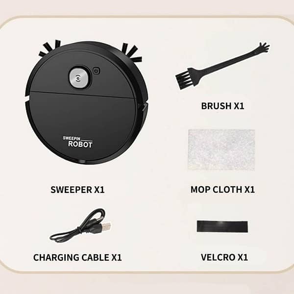 Portable Low Noise Vacuum Cleaner - 1 Pc Rechargeable Compact Cleaner 2