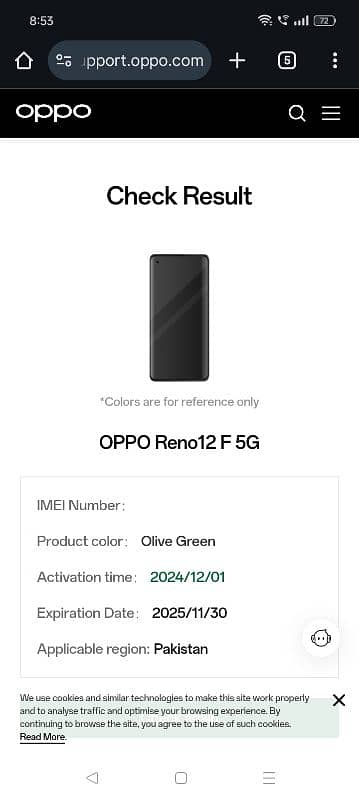 Sale Oppo Reno 12F 5G 4