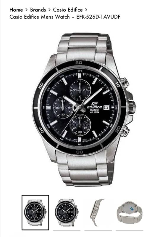 CASIO EDIFICE EFR-526D-1AVUDF 0