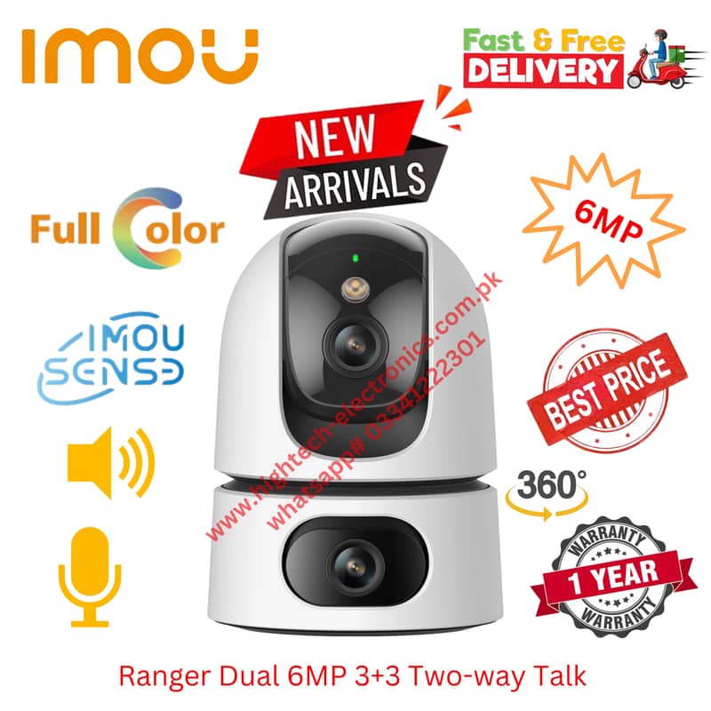 IMOU WiFi IP Cameras with one year warranty 0