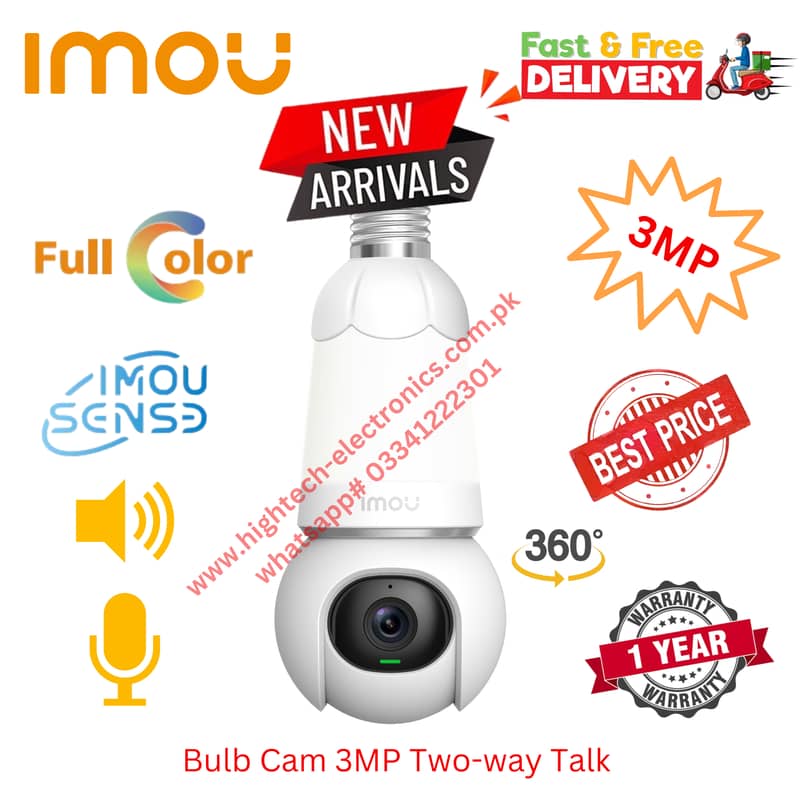 IMOU WiFi IP Cameras with one year warranty 2