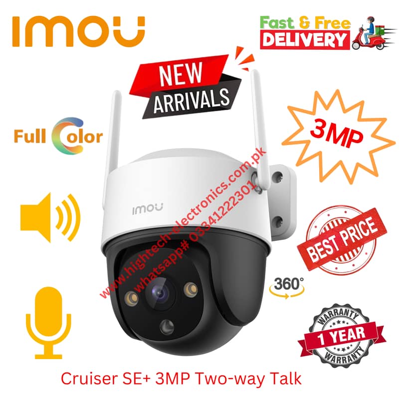 IMOU WiFi IP Cameras with one year warranty 5