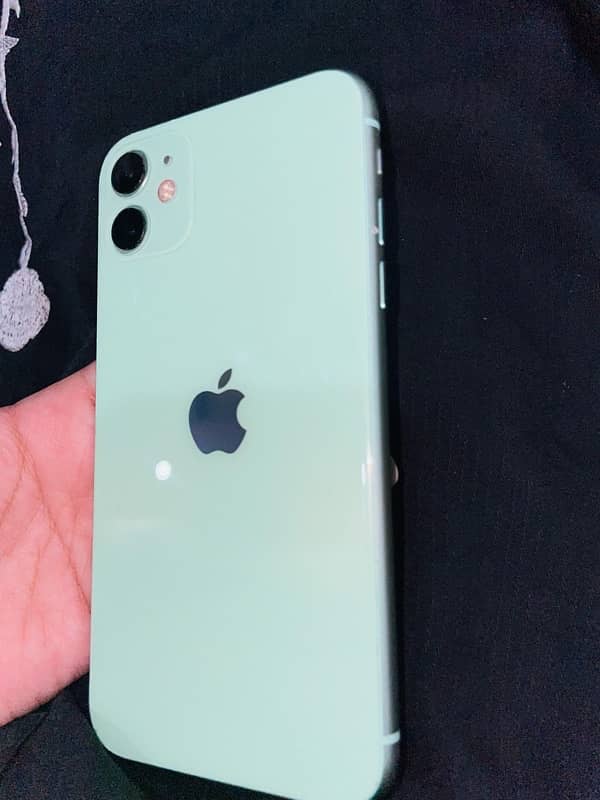 IPHONE TEAL BLUE 11 64gb NON PTA LATEST UPDATED 4