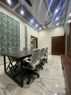 Office space for rent in Johar town for (Call center + Software house + Marketing office and other setup as you want)