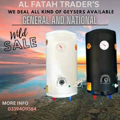 National Geysers / Water Heaters / Electric Geysers