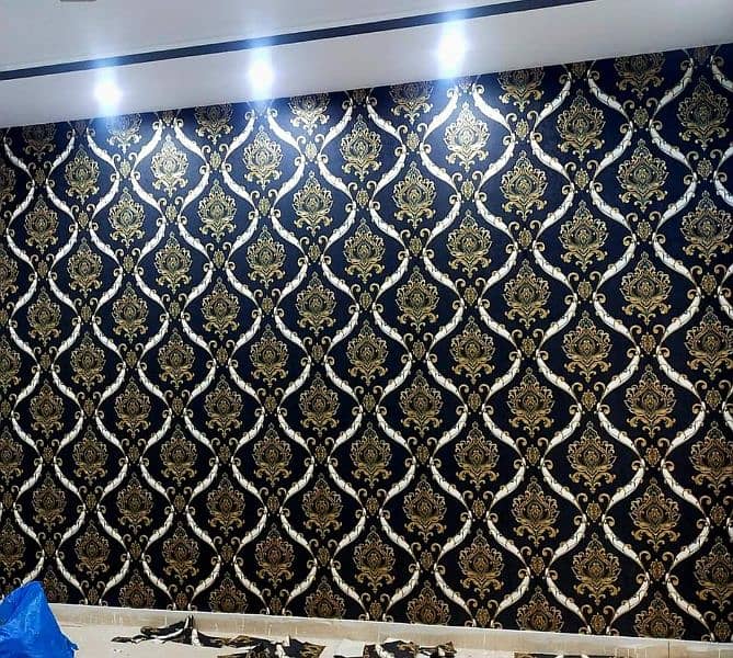 pvc Wallpaper. Pvc Wall Panel. Blinds. Wood & Pvc Floor. Ceiling. Grass. 12