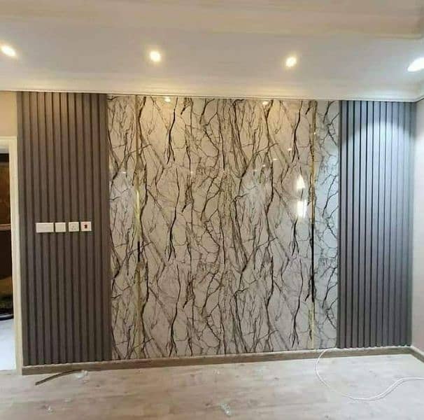 pvc Wallpaper. Pvc Wall Panel. Blinds. Wood & Pvc Floor. Ceiling. Grass. 18