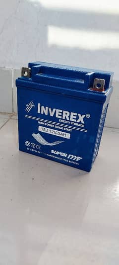 Inverex Dry Battery for YBR / YBZ