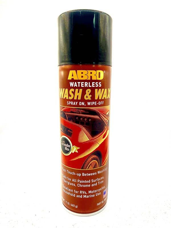 ABRO WASH & WAX WATERLESS SPRAY 0