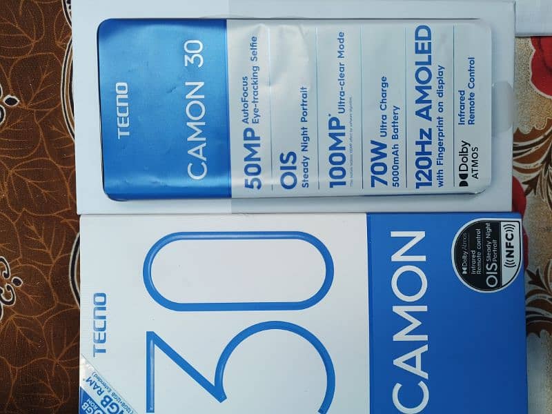 Tecno camon 30 24GB RAM 256GB ROM 5