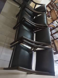 wooden chairs