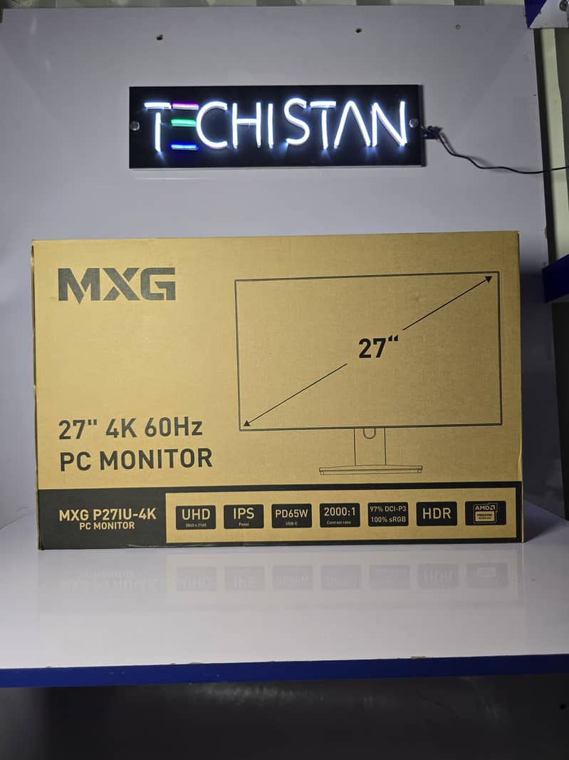 led/MXG P271U-4K/HD panel led/gaming monitor/led/office monitor 0