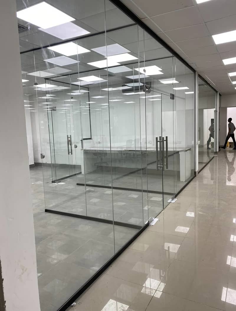 Double Glaze\Office PArtition\Aluminium Windows\12mm\Glass Door 3