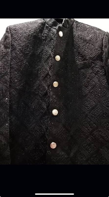 black sherwani 1