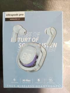 Ultrapods Max wireless 5.3 transparent