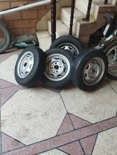 13 inch rim and tyre original cultus rims