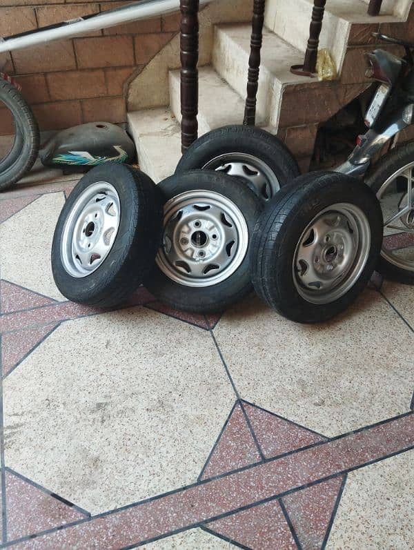 13 inch rim and tyre original cultus rims 0